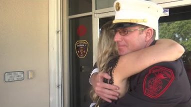 Florida firefighter saves ICU nurse’s life