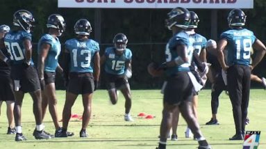 Jaguars hit the field for their 4th day of training camp