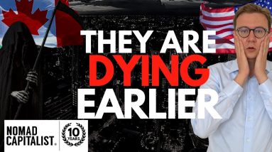 Americans and Canadians are Dying Earlier