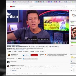 Famous Pro Censorship YouTuber Gets Censored
